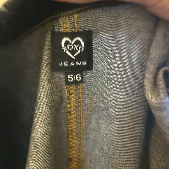 NWT XOXO Y2K Vintage Denim Jumpsuit Size 5/6 Runs Small - Picture 6 of 6